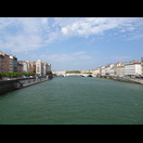 Blick von der Passerelle St. Georges saôneaufwärts